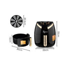 Roch RAF-5232 5.8L 1500W Air Fryer – Healthy Oil-Free Cooking, Fast Heating &amp; Easy Cleaning