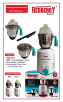 Redberry RB142 3-in-1 Blender – Powerful Motor, Multi-Purpose Blending, Grinding & Mixing, Ideal for Home, Office & Small Commercial Use