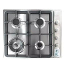 Ramtons RB/203 4 Gas Built-In Hob S/S – Stainless Steel 4-Burner Gas Cooktop with Heavy-Duty Cast Iron Grates and Precision Flame Control for Everyday Kitchen Cooking