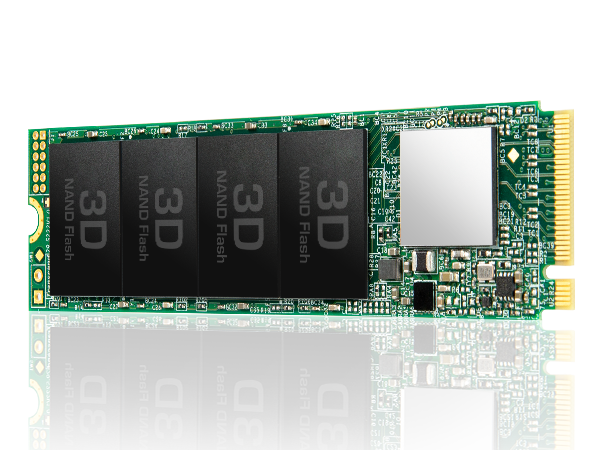 Transcend TS1TMTE110Q 1TB, M.2 2280,PCIe Gen3x4, M-Key, QLC, DRAM-less SSD 