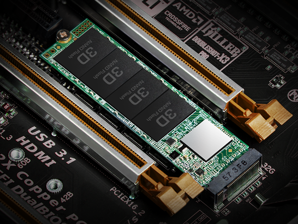 Transcend TS1TMTE110Q 1TB, M.2 2280,PCIe Gen3x4, M-Key, QLC, DRAM-less SSD 