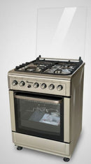 Ramtons RC/685 3G+1E 60x60 Stainless Steel Cooker – Efficient 4-Burner Cooking, Durable Stainless Steel, Ideal for Home