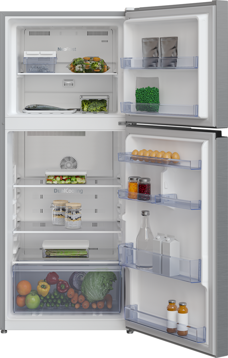 Beko RDNT371I50S UK KE 371L Fridge Freezer Top (66 cm)