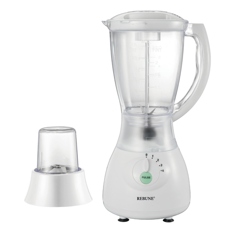 Rebune RE-2-142 2-In-1 Electric Blender with 1.8L Unbreakable Jar