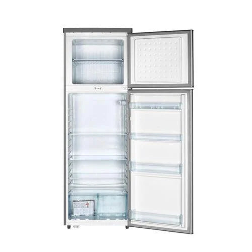 Rebune RE-2020-3 Double Doors Fridge 264L - Low Noise, Low Energy Consumption, 1000W Refrigerator with Removable Storage Drawer