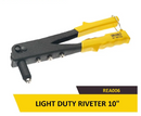 Uyustools REA006 10'' Hand Riveter – Light-Duty Portable Aluminum & Steel Rivet Tool for DIY, Workshop, and Industrial Use