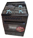 Roch RECK-531BL 50x55CM Gas Cooker – 3 Burners + 1 Hotplate, Efficient Standing Cooker