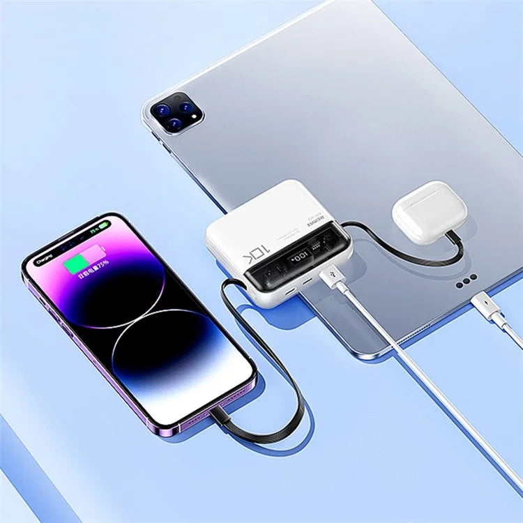 Remax RPP-602 Pro 10000mAh Dual Cabled 20W+22.5W Fast Charging Power Bank Portable Phone Charger