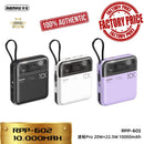 Remax RPP-602 Pro 20W+22.5W Dual Cabled Fast Charging Power Bank 10000mAh Portable Phone Charger