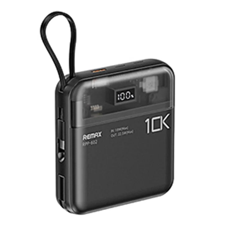 Remax RPP-602 Pro 20W+22.5W Dual Cabled Fast Charging Power Bank 10000mAh Portable Phone Charger