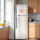 Ramtons RF/333 325L Double Door No Frost Fridge – Spacious Storage, Energy-Efficient Cooling, Adjustable Shelves, Ideal for Home