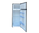 Ramtons RF/345 204L Double Door Direct Cool Fridge Stainless Steel – Spacious Storage, Energy-Efficient Cooling, Durable Design, Ideal for Home