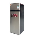 Ramtons RF/345 204L Double Door Direct Cool Fridge Stainless Steel – Spacious Storage, Energy-Efficient Cooling, Durable Design, Ideal for Home
