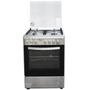 Ramtons RF/412 4 Gas S 60×55 Cooker – Spacious Oven, Durable Silver Finish, Efficient Cooking for Home & Commercial Kitchens