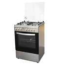 Ramtons RF/412 4 Gas S 60×55 Cooker – Spacious Oven, Durable Silver Finish, Efficient Cooking for Home & Commercial Kitchens