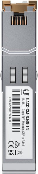 Ubiquiti 10GbE SFP+ to RJ45 transceiver UACC-CM-RJ45-MG