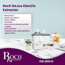 ROCH RJE-2819-D Electric Juice Extractor – Powerful Motor, High Juice Yield, Durable Build & Easy-to-Clean Design for Fresh Healthy Juices