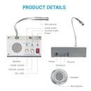RL-9908 Two-Way Window Intercom System for Counter, bank counter audio intercom