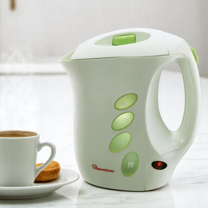 Ramtons RM115 1.8L Corded Electric Kettle – Fast Boil, Auto Shut-Off & Energy Efficient Design