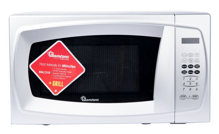 Ramtons RM310 20L Digital Microwave with Grill – Compact and powerful microwave for fast heating, grilling, and easy meal preparation.