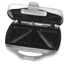 RAMTONS RM/114 2-Slice Sandwich Toaster Silver – Fast Heating, Non-Stick Plates, Compact Design, Easy to Clean, Home & Kitchen Use