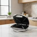 RAMTONS RM/114 2-Slice Sandwich Toaster Silver – Fast Heating, Non-Stick Plates, Compact Design, Easy to Clean, Home & Kitchen Use