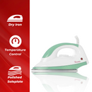 RAMTONS RM/180 1100W Dry Iron – Non-Stick Soleplate, Fast Heating, Lightweight & Ergonomic, Home Use