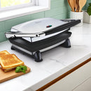 Ramtons RM/307 Panini Maker Sandwich Press Metal Top- Non-Stick Plates, Fast Heating, Even Grilling, Home & Kitchen Use