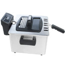 Ramtons RM/370 Deep Fryer Stainless Steel – Fast Heating, Adjustable Temperature, Easy to Clean, Home & Kitchen Use