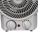 Ramtons RM/475 Fan Heater, 2 Heat Settings – Portable Design, Fast & Even Heating, Adjustable Temperature, Ideal for Home, Office & Small Commercial Spaces