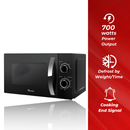 Ramtons RM/557 20-Liter Manual Microwave – Compact Design, 700W Power, Multiple Cooking Settings, Easy-to-Use, Home & Kitchen Use
