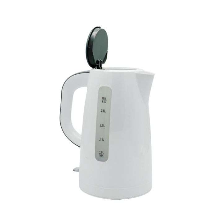 Ramtons RM/567 3L Corded Electric Kettle –Fast Boiling, Energy-Efficient, Durable &amp; Sleek White Kettle Perfect for Homes, Offices, and Everyday