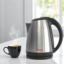Ramtons RM/570 1.7L Cordless Electric Kettle Stainless Steel – Fast Boil, Auto Shut-Off, 360° Rotatable Base, Home & Kitchen Use