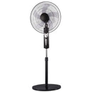 Ramtons RM/668 Black Stand Fan 4-Speed – Powerful Airflow, Adjustable Height, Quiet Operation, Perfect for Home, Office & Commercial Spaces