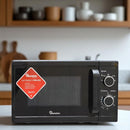 Ramtons RM/672 20L Manual Microwave Oven – Compact Design, Easy-to-Use Controls, Energy Efficient, Home & Kitchen Use