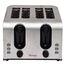 Ramtons RM/678 4-Slice Pop-Up Toaster – Stainless Steel, Fast Heating, Adjustable Browning, Extra-Wide Slots, Easy to Clean, Home & Kitchen Use