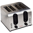 Ramtons RM/678 4-Slice Pop-Up Toaster – Stainless Steel, Fast Heating, Adjustable Browning, Extra-Wide Slots, Easy to Clean, Home & Kitchen Use