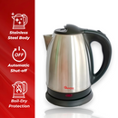 Ramtons RM/689 1.7 Liters Cordless Electric Kettle  – Stainless Steel, Fast Boil, Auto Shut-Off, 360° Rotational Base, Home & Kitchen Use