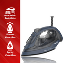 Ramtons RM/694 1200W Steam Iron – Non-Stick Soleplate, Fast Heating, Adjustable Steam, Lightweight & Ergonomic, Home Use