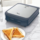 RAMTONS RM/754 4-Slice Sandwich Maker – Metal Top, Fast Heating, Non-Stick Plates, Power & Ready Indicator, Home & Kitchen Use