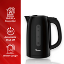 Ramtons RM/766 1.7L Cordless Electric Kettle – Black, Fast Boil, Energy Efficient &amp; Sleek Design for Homes