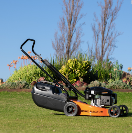 Rolux Magnum X Petrol Push Lawnmower – Powerful 4-Stroke Engine for Precision Cutting