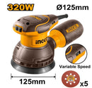 Ingco RS3216 320W Rotary Sander – Powerful Electric Sander for Smooth Finishing & Polishing