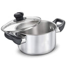 Ramtons RT/205 20cm Stainless Steel Casserole Master Chef Plus – Durable Stainless Steel, Even Heat Distribution, Ideal for Home, Office & Professional Cooking