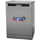 Ramtons RW/300 Dishwasher – 12 Place Settings, Energy Efficient & Sleek Silver Design