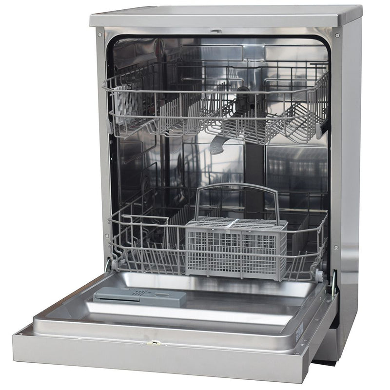 Ramtons RW/300 Dishwasher – 12 Place Settings, Energy Efficient & Sleek Silver Design