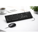Rapoo X130Pro Wired Optical Mouse & Keyboard Combo – Provides reliable and comfortable everyday computing with smooth control and efficient typing for home and office use