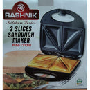 Rashnik RN-1702 2 Slice Sandwich maker – A convenient kitchen appliance that allows quick and easy preparation of hot, crispy sandwiches for everyday meals