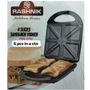 Rashnik RN-1711 4 Slice Sandwich maker – A convenient kitchen appliance that allows quick and easy preparation of toasted sandwiches for everyday meals and snacks