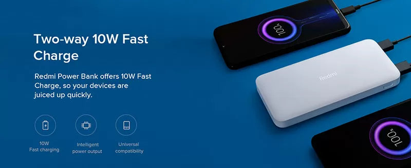 Xiaomi  26923 Redmi 10000mAh 10W Power Bank